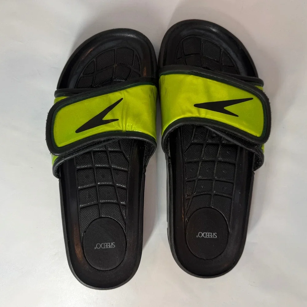 Speedo Slide Sandals Adjustable Strap Kid's 4 XXL